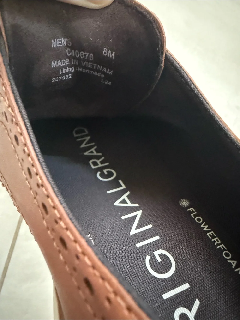 Cole Haan Original Grande Energy Weave Wing Oxford Size 8